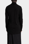 Julius_7 | AW25 - Texture jersey open cardigan, 917CUM3