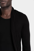 Julius_7 | AW25 - Texture jersey open cardigan, 917CUM3