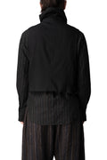 High-neck utility vest