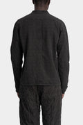 Blackmerle | Double sleeve field shirt ,Charcoal T01-014EX