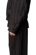 High collar cropped down jacket