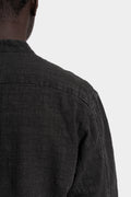 Blackmerle | Double sleeve field shirt ,Charcoal T01-014EX