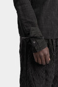 Blackmerle | Double sleeve field shirt, Charcoal T01-014EX