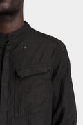 Blackmerle | Double sleeve field shirt , Herringbone T01-014EX