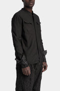 Blackmerle | Double sleeve field shirt , Herringbone T01-014EX