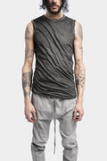 MD75 | SS24 - Double layer lightweight cotton tank, Anthracite