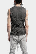 MD75 | SS24 - Double layer lightweight cotton tank, Anthracite