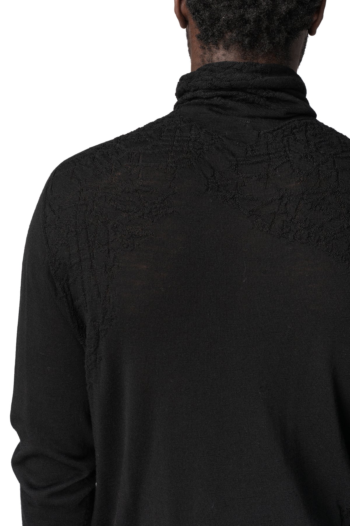 Light wool turtleneck sweater