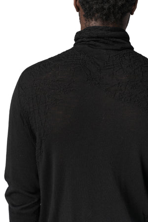 Light wool turtleneck sweater