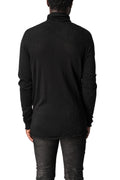 Light wool turtleneck sweater