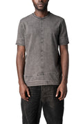 Layered hem heavy cotton t-shirt, Antra Wash