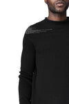 Heavy wool crew neck sweater
