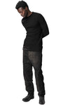 Heavy wool crew neck sweater