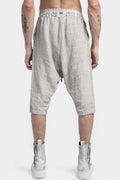 Woven linen drawstring shorts, Alu