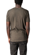Crew neck cotton t-shirt, Military Resin
