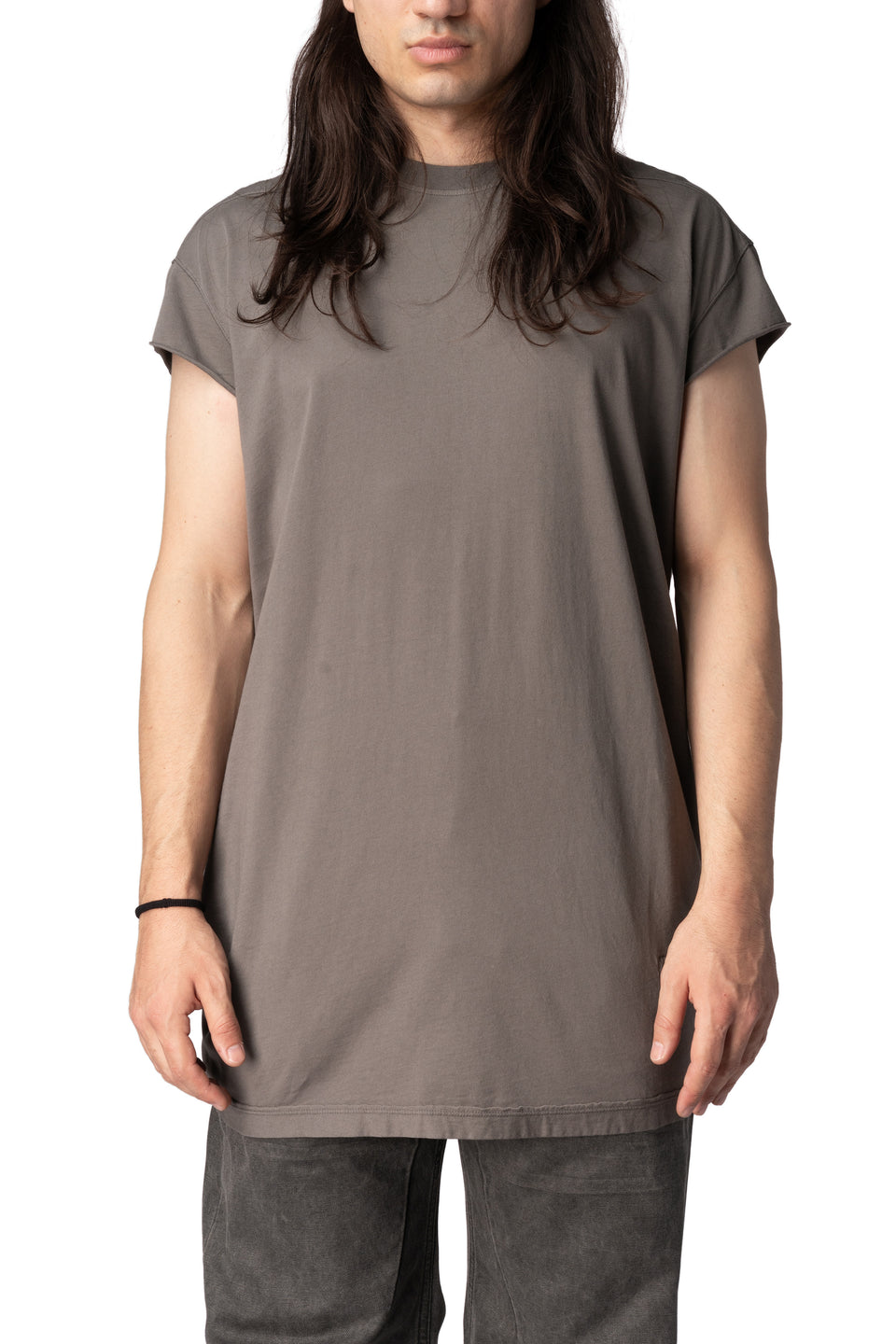 Rick's Jumbo SL T sleeveless T-shirt, Gravel