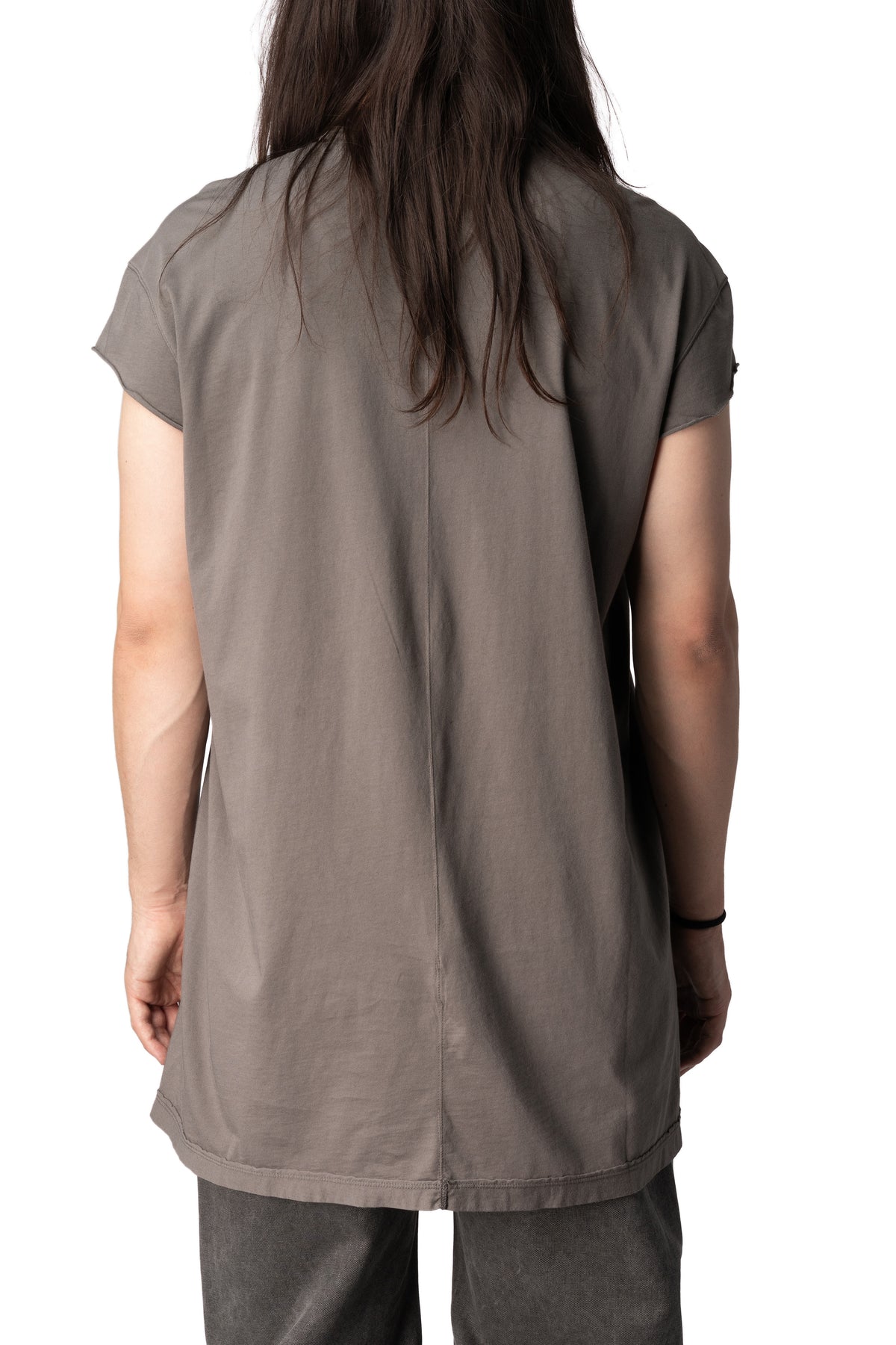 Rick's Jumbo SL T sleeveless T-shirt, Gravel