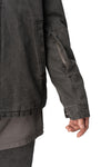 Brad coated canvas jacket, Gravel