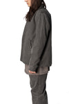 Brad coated canvas jacket, Gravel