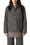 Brad coated canvas jacket, Gravel