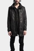 Long  leather jacket