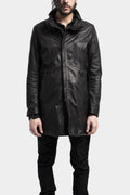 Long  leather jacket