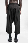 La Haine Inside Us | SS24 - Drop crotch cropped pleated trousers
