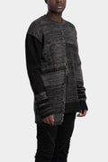 D.Hygen | AW25 - Unbalanced border knit pullover, ST103-0325A