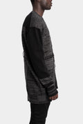 D.Hygen | AW25 - Unbalanced border knit pullover, ST103-0325A