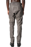 Low crotch 4 pocket cotton pants, Elephant grey