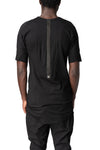Musculature cut-out t-shirt, Black