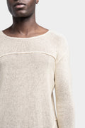 Lightweight knit sweater, Sand