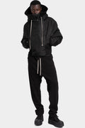 Woven padded hooded bomber "Alice" parka