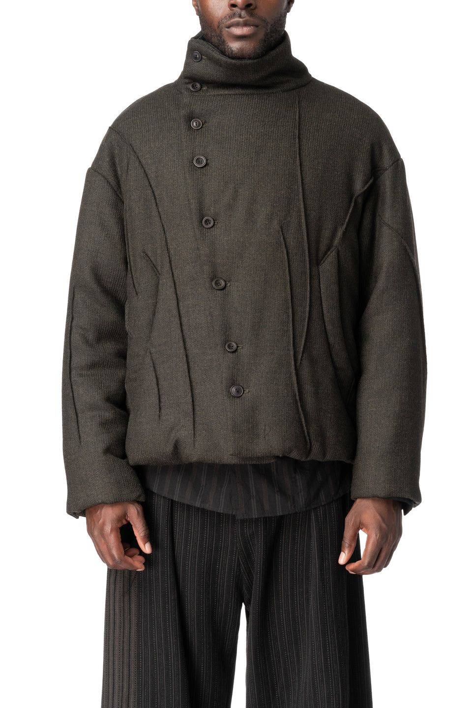 Puffer Jacket, Dark Green
