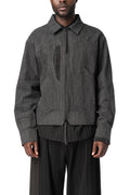 Reworked Coach Jacket, Grey
