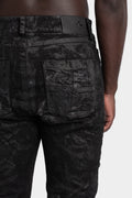 Regular fit scar-stitch detail jeans, Sandpaper