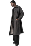 E Belted Overcoat, Grey
