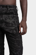 Regular fit scar-stitch detail jeans, Sandpaper