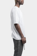 Regular cotton gauze t-shirt, White