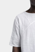 Regular cotton gauze t-shirt, White