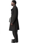 Tailored Double Breasted Trench, Black