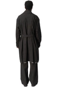 Tailored Double Breasted Trench, Black