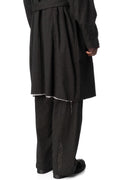 Tailored Double Breasted Trench, Black
