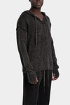 GALL | AW25 - Inverted knit hood sweater, 19
