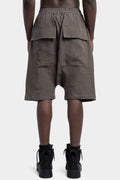 A.F Artefact | Relaxed cotton drawstrings shorts, Grey