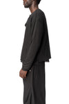Double Layered Henley, Black