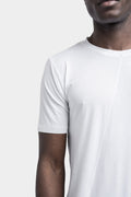 Bamboo drawstring detail t-shirt, White