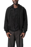 Embellished Bomber Jacket, Black