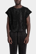 Cropped sweat tee