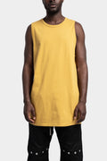Relaxed cotton tank, Mustard